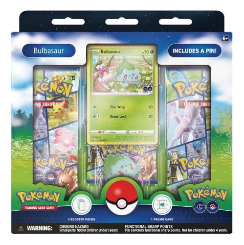 Pokemon TCG: Pokémon Go - Pin Collection (Bulbasaur, Charmander, Squirtle)