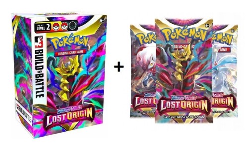 Pokemon: Lost Origin - Prerelease Build &amp; Battle Pack + 3x booster