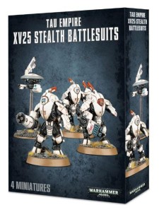 Tau XV25 Stealth Battlesuits Team
