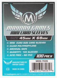 Mini Euro Card Sleeves - 45x68