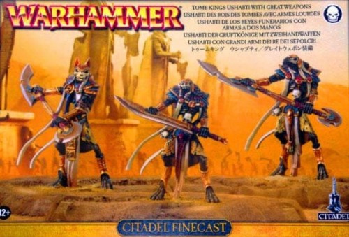 Tomb Kings Ushabti with Great Weapons