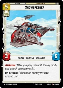 Snowspeeder - Star Wars: Unlimited - Spark of Rebellion