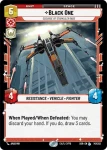 Black One - Scourge of Starkiller Base - Star Wars: Unlimited - Spark of Rebellion