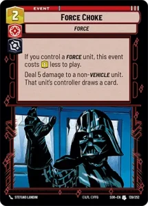 Force Choke - Star Wars: Unlimited - Spark of Rebellion