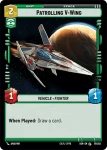Patrolling V-Wing - Star Wars: Unlimited - Spark of Rebellion