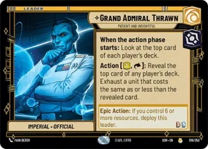 Grand Admiral Thrawn - Patient and Insightful - Star Wars: Unlimited - Spark of Rebellion