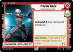 Sabine Wren - Galvanized Revolutionary - Star Wars: Unlimited - Spark of Rebellion