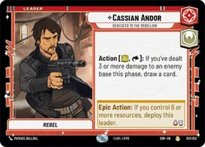 Cassian Andor - Dedicated to the Rebellion - Star Wars: Unlimited - Spark of Rebellion