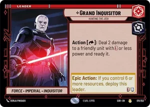 Grand Inquisitor - Hunting the Jedi - Star Wars: Unlimited - Spark of Rebellion
