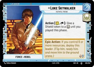 Luke Skywalker - Faithful Friend - Star Wars: Unlimited - Spark of Rebellion
