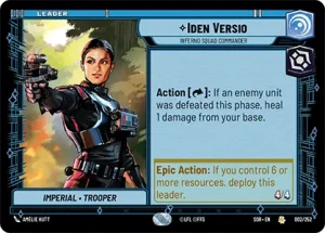 Iden Versio - Inferno Squad Commander - Star Wars: Unlimited - Spark of Rebellion