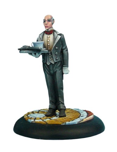 Ash and Oak Club: Butler with plate