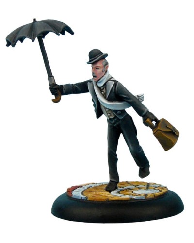 Ash and Oak Club: Butler with Umbrella