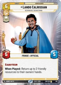 Lando Calrissian - Responsible Businessman (hyperspace)