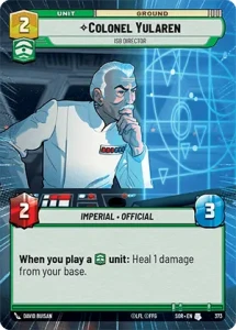 Colonel Yularen - ISB Director (hyperspace)