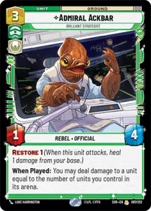 Admiral Ackbar - Brilliant Strategist (foil)