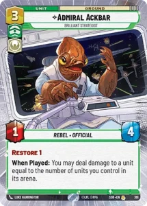Admiral Ackbar - Brilliant Strategist (hyperspace)