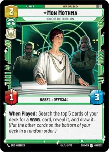 Mon Mothma - Voice Of The Rebellion (foil)