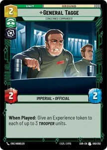 General Tagge - Concerned Commander (foil)