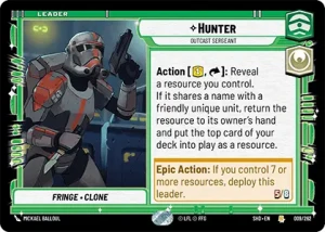  Hunter - Outcast Sergeant - Star Wars: Unlimited - Shadows of the Galaxy