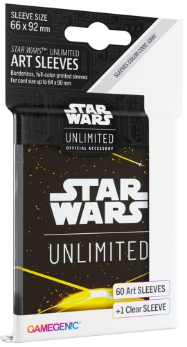 Gamegenic Star Wars Unlimited - Art Sleeves - Card Back Yellow  GGS15056ML.jpg