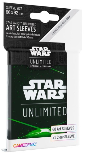 Gamegenic Star Wars Unlimited - Art Sleeves - Card Back Green   GGS15055ML.jpg