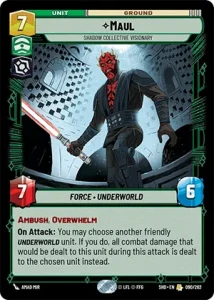 Maul - Star Wars: Unlimited - Shadows of the Galaxy