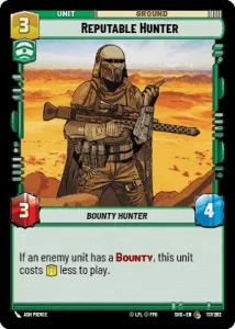 Reputable Hunter - Star Wars: Unlimited - Shadows of the Galaxy