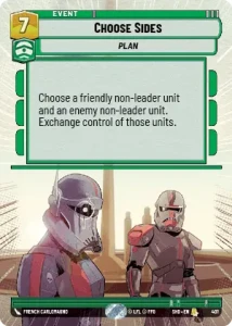 Choose Sides - FOIL - HYPERSPACE