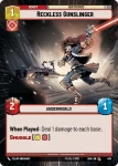 Reckless Gunslinger - FOIL - HYPERSPACE