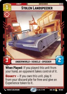 Stolen Landspeeder - Foil