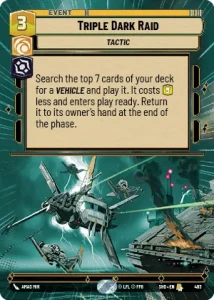 Triple Dark Raid - FOIL - HYPERSPACE
