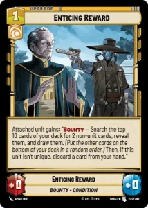 Enticing Reward - Star Wars: Unlimited - Shadows of the Galaxy