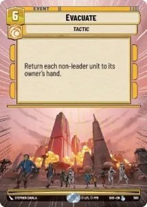 Evacuate - FOIL - HYPERSPACE