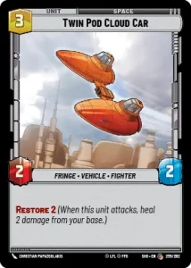 Twin Pod Cloud Car - Star Wars: Unlimited - Shadows of the Galaxy