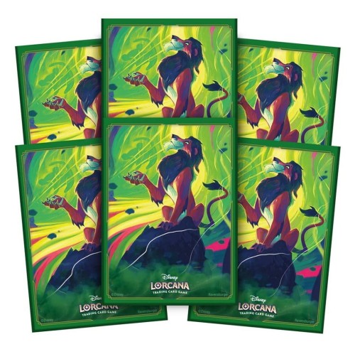 Lorcana Card Sleeves Azurite Sea - Scar, Vengeful Lion.jpg