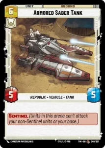 Armored Saber Tank - FOIL