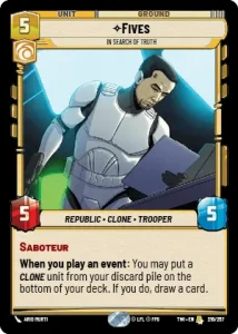 Fives - Star Wars: Unlimited - Twilight of the Republic