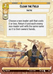 Clear the Field - HYPERSPACE-FOIL