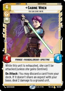Sabine Wren - Star Wars: Unlimited - Twilight of the Republic