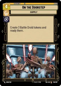 On the Doorstep - Star Wars: Unlimited - Twilight of the Republic