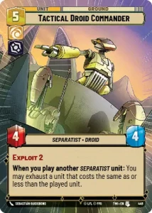 Tactical Droid Commander - HYPERSPACE-FOIL
