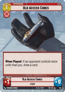 Old Access Codes - HYPERSPACE-FOIL