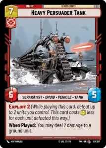 Heavy Persuader Tank - Star Wars: Unlimited - Twilight of the Republic