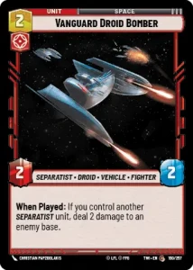 Vanguard Droid Bomber - Star Wars: Unlimited - Twilight of the Republic