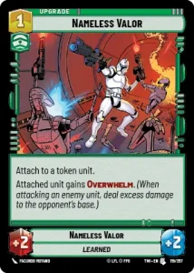 Nameless Valor - Star Wars: Unlimited - Twilight of the Republic