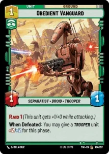 Obedient Vanguard - Star Wars: Unlimited - Twilight of the Republic