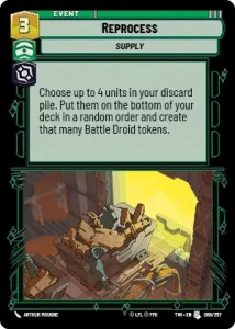 Reprocess - Star Wars: Unlimited - Twilight of the Republic