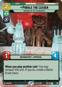 Poggle the Lesser - HYPERSPACE-FOIL