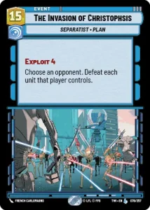 The Invasion of Christophsis - Star Wars: Unlimited - Twilight of the Republic